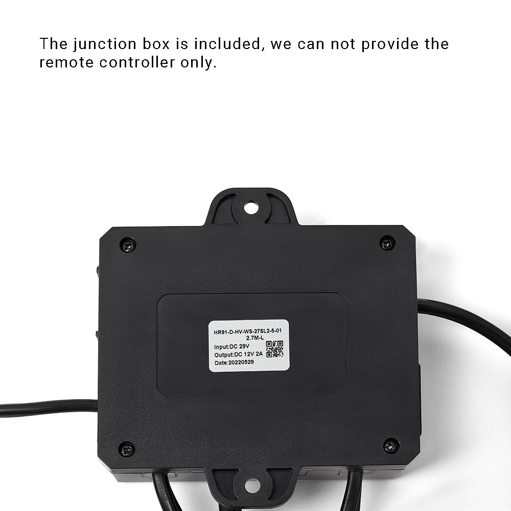 HR91-D-HV-WS-27SL2-5-01 Remote Controller for Recliner Chairs 11 Buttons 8 Pin Plug W/ Control Box