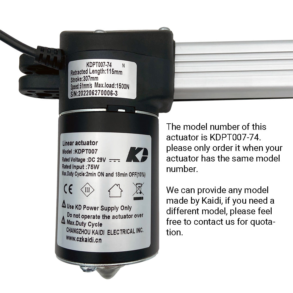 Kaidi KDPT007-74 N Linear Actuator Motor for Recliner