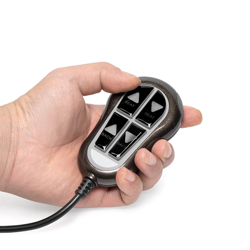 4 Button Remote Controller with 90° 5 Pin Plugs for Power Recliner or Lift Chairs