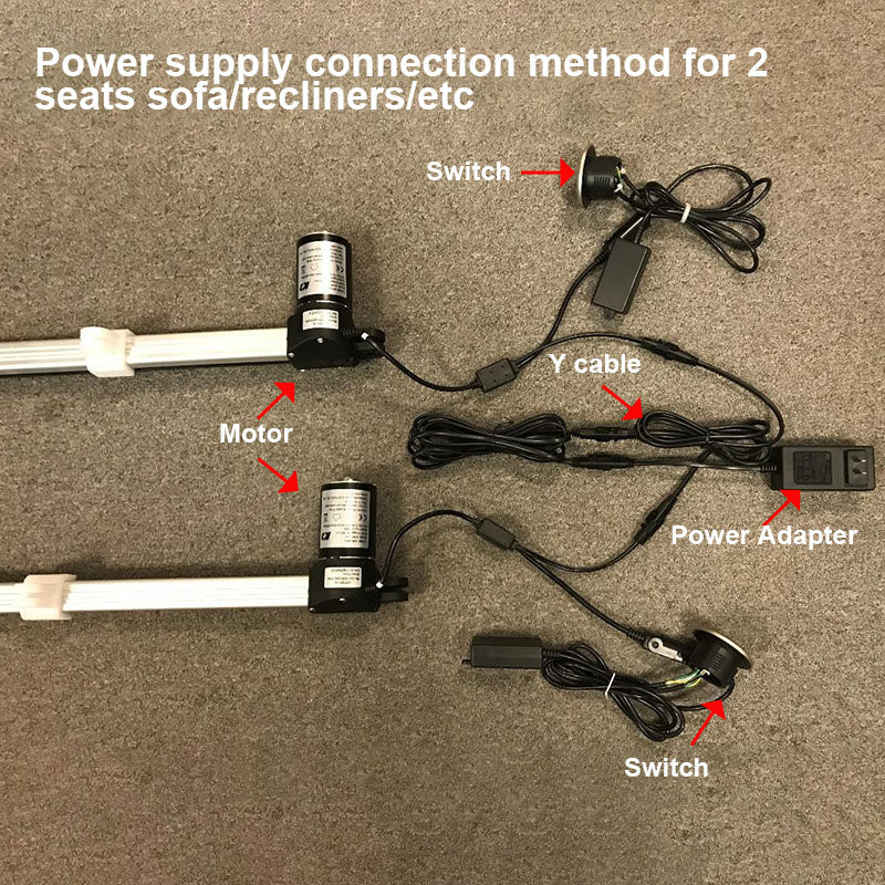 29V 2A Power Supply Cord/Adapter for 2 Seat Power Sofa Recliner
