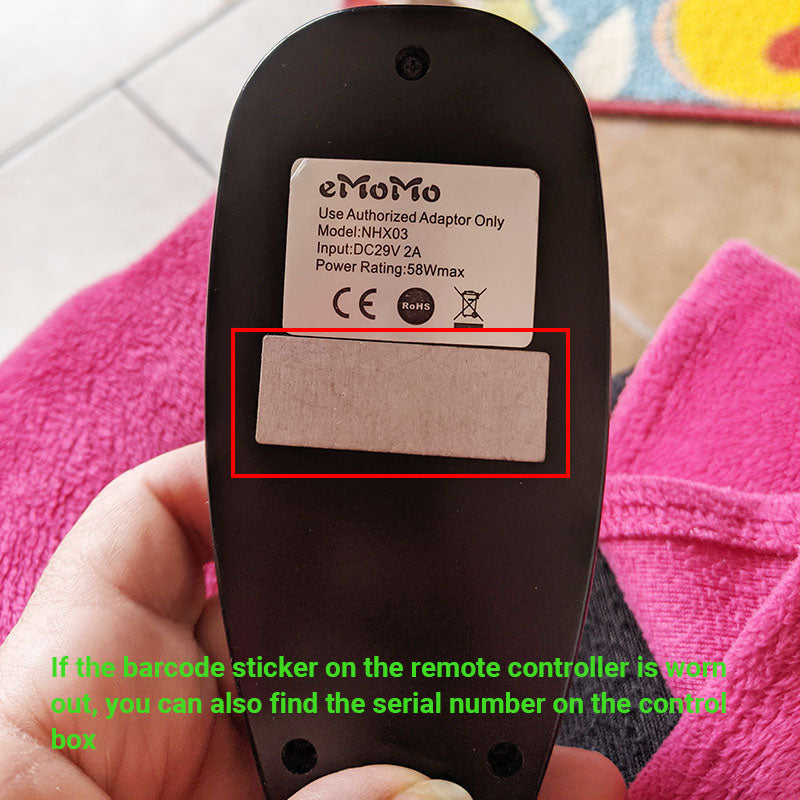 eMoMo NHX03 Massage Remote Controller for Power Recliner or Lift Chair