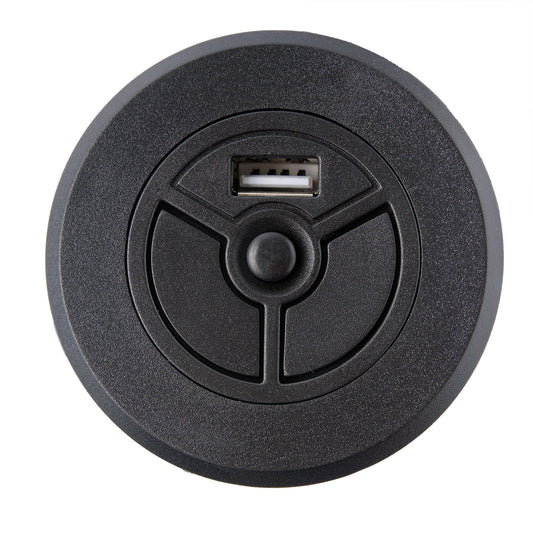 3 Button 2 Plugs Round Switch for Recliner Lift Chair with USB 1.209.01.023