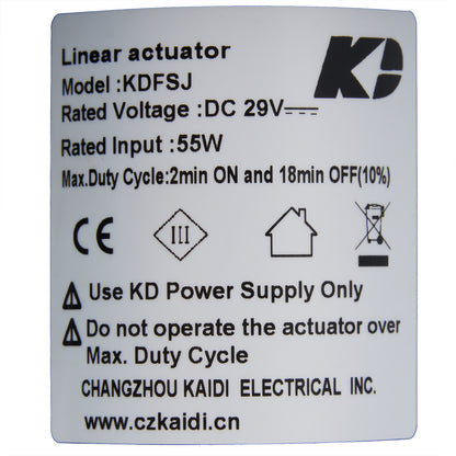 KAIDI KDFSJ-406-5 Linear Actuator for Recliner/Lift Chair