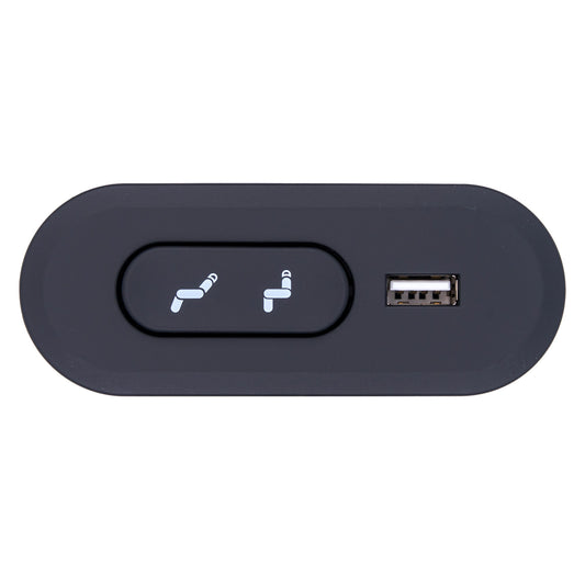WSP2T10027 RK23300137X000(R) 2-Button Recliner Switch with USB & 90° 5-Pin Plug