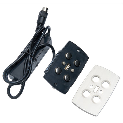 Mulin FSK008-A1(LSF) 6-Button Switch for Power Recliner/Lift Chair with 5-Pin Plug and USB Port