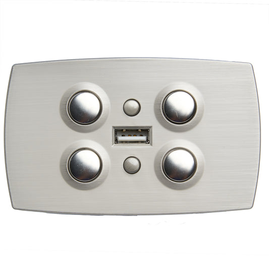 Mulin FSK008-A1(LSF) 6-Button Switch for Power Recliner/Lift Chair with 5-Pin Plug and USB Port