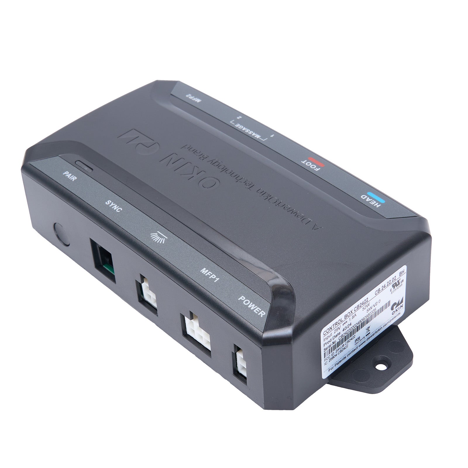 OKIN CB.24.22.02 BH Control Box for Adjustable Bed Bases