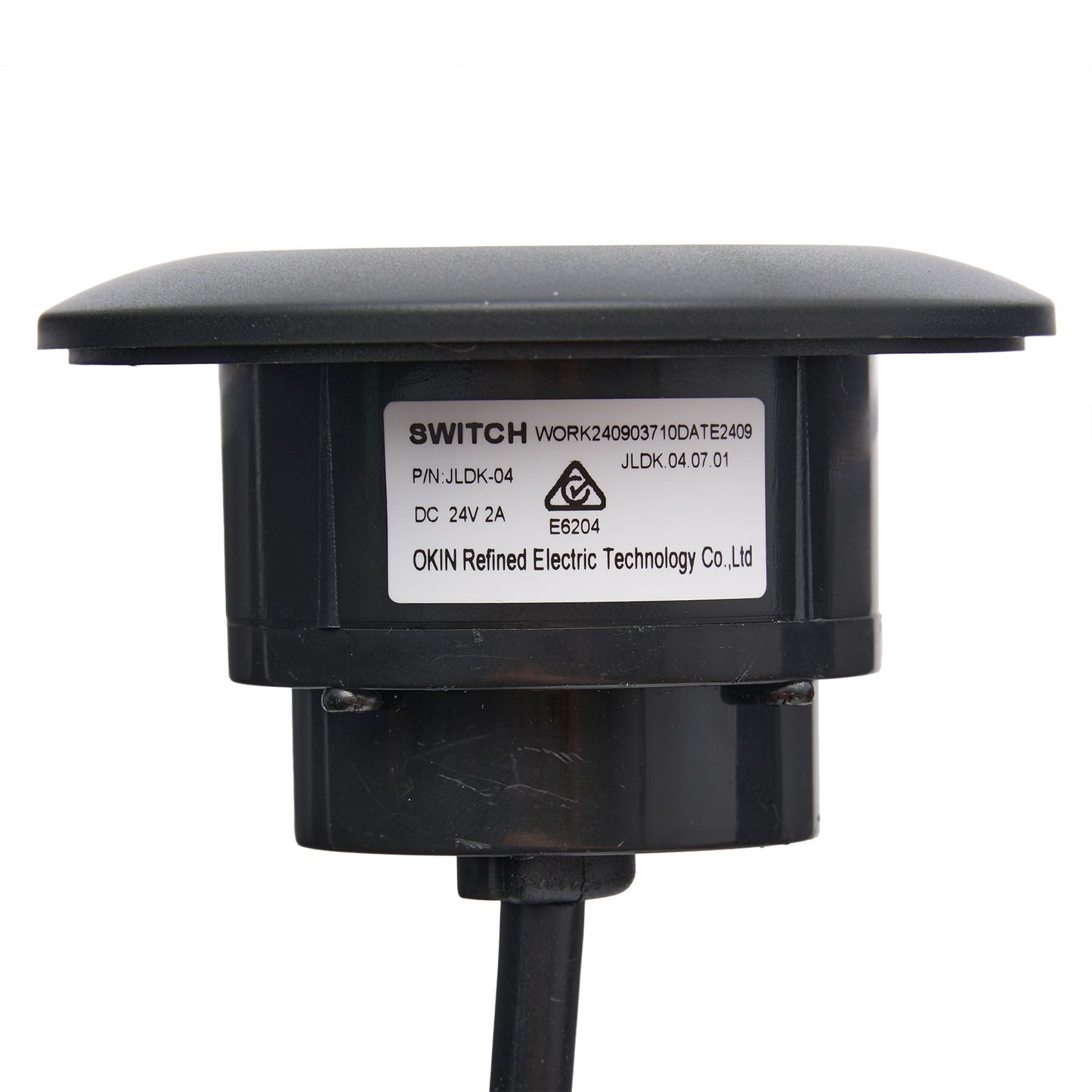 OKIN JLDK.04.07.01 2 Button 5 Pin Round Switch for Power Recliner or Lift Chair with USB