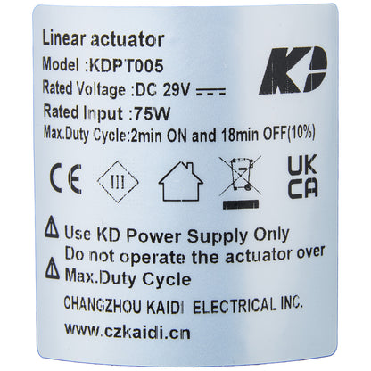 KAIDI KDPT005-28 Linear Actuator for Recliner/Lift Chair