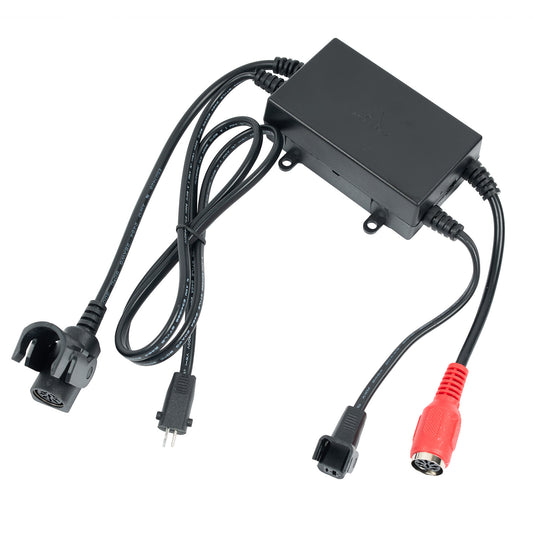 Acrookey 4 Leads Junction Box for Recliner Lift Chair with Heat and Vibration - 8 Pin Remote Controller Plug