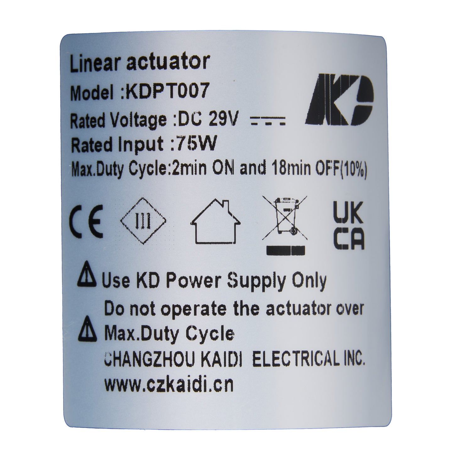 KAIDI KDPT007-56 N Linear Actuator for Recliner/Lift Chair