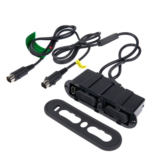 Raffel CTR UR2 49 BR VER A 5-Button Switch for Recliner with Dual 5 Pin Plugs & USB