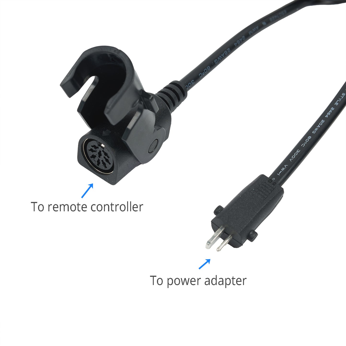 Acrookey 4 Leads Junction Box for Recliner Lift Chair with Heat and Vibration - 8 Pin Remote Controller Plug