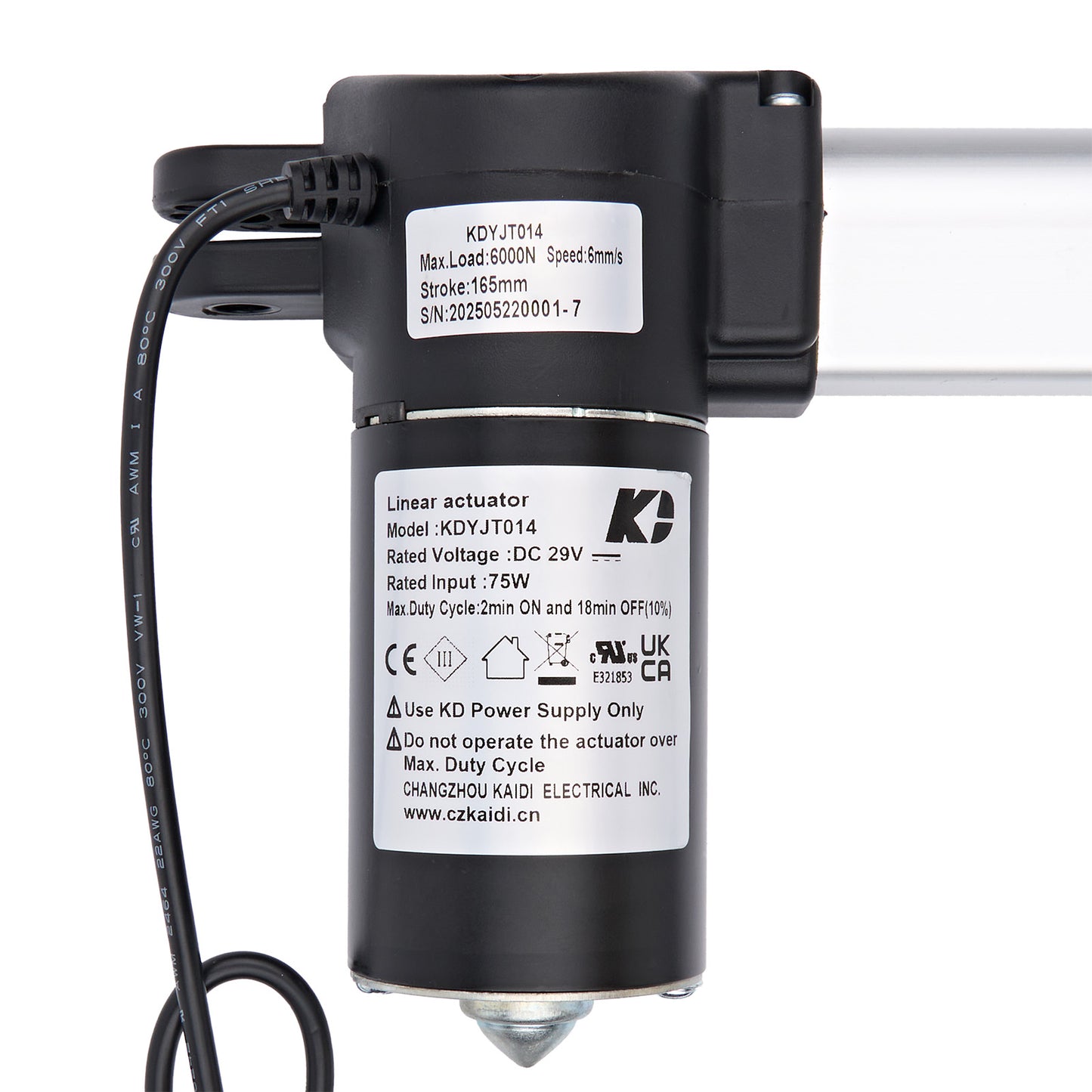 Linear Actuator Replaces LMD6208C-U-2 and LMD6208C1-2