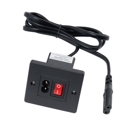 OKIN JLDP.14.032.000 2 Prong AC Power Socket with Switch for Power Recliners and Motion Furniture