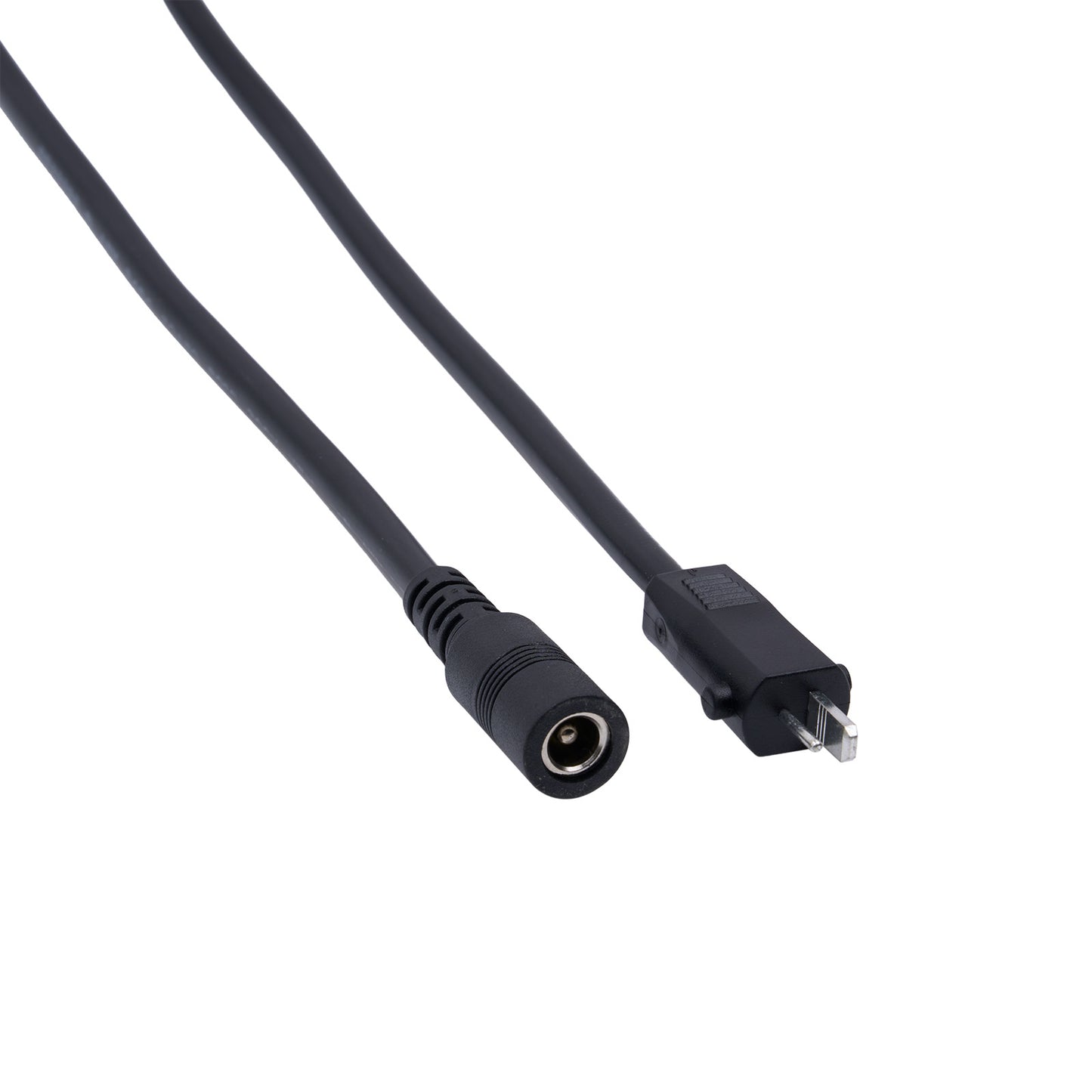 Male 2-Pin to Female Barrel (5.5x2.5mm) Recliner Power Conversion Cable - 2.2m/7.2ft COR 90 02 Compatible