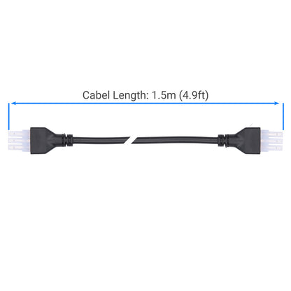 3 Pin Male to Male Lifting Desk Motor to Control Box Connection Cable - 1.5m/59inches Compatible with Ikea Bekant Knolll adjustable desk