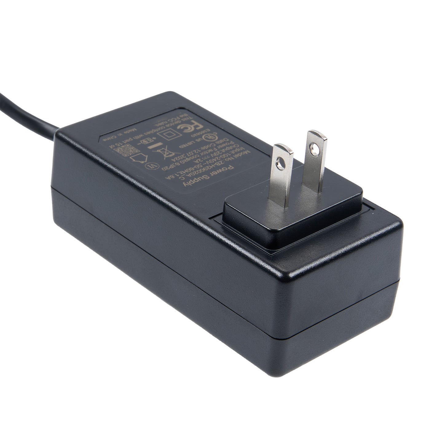 Arch Shaped 2 Pin Power Adapter ZB-H290020A_C for Catnapper & HHC Recliners 29V 2A Power Cord