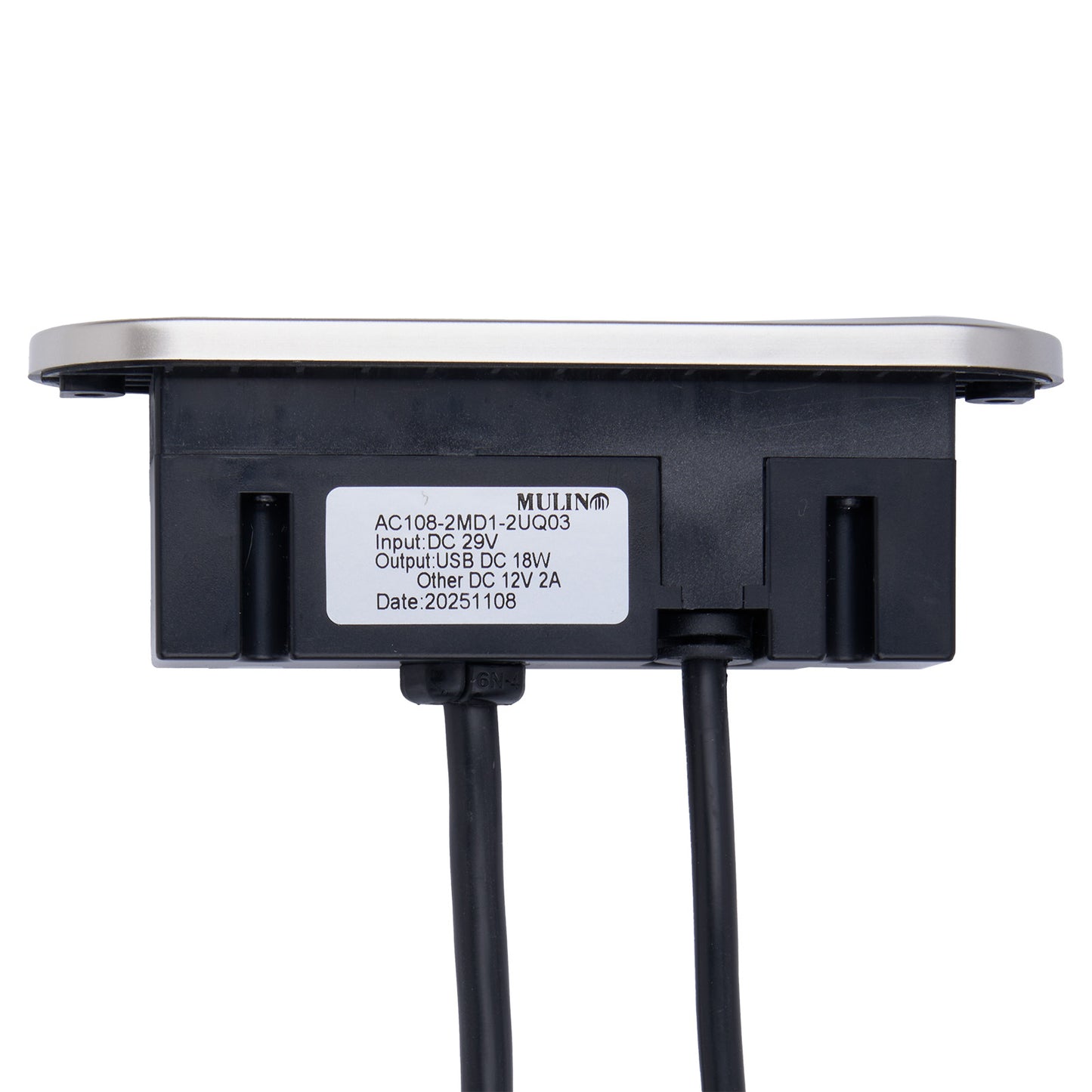 Top View of the Mulin AC108-2MD1-2UQ03 5-Button Switch 