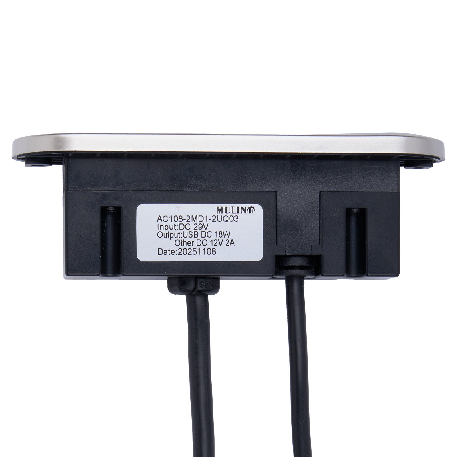 Top View of the Mulin AC108-2MD1-2UQ03 5-Button Switch 