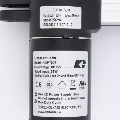 Genuine Kaidi KDPT007-334 Linear Actuator Assembly