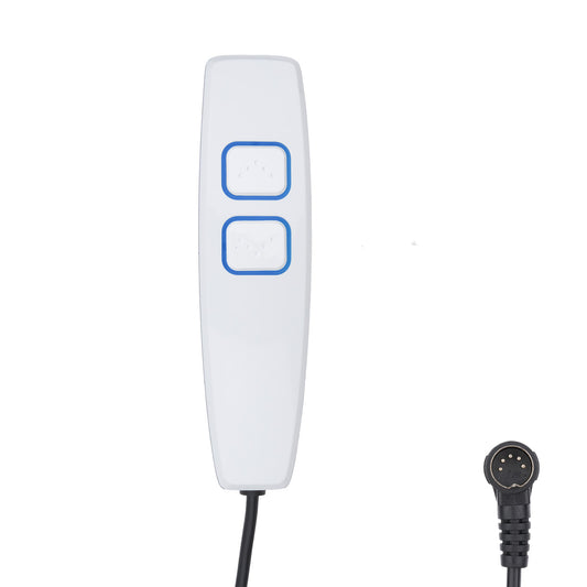 RMT 23300147X000 White 2-Button 5-Pin Remote Controller with Backlit & USB