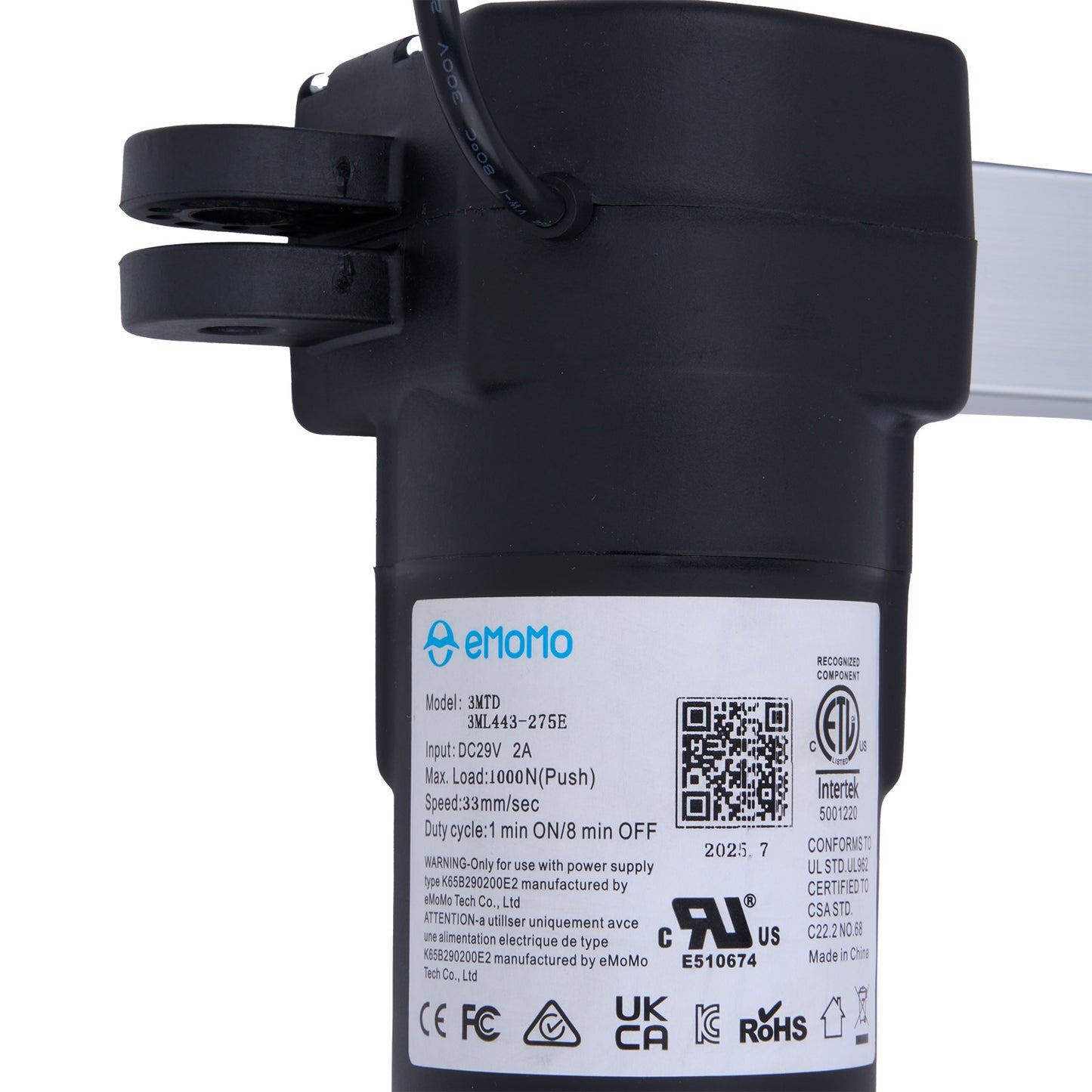 eMoMo 3MTD 3ML443-275E Linear Actuator for Recliner/Lift Chair