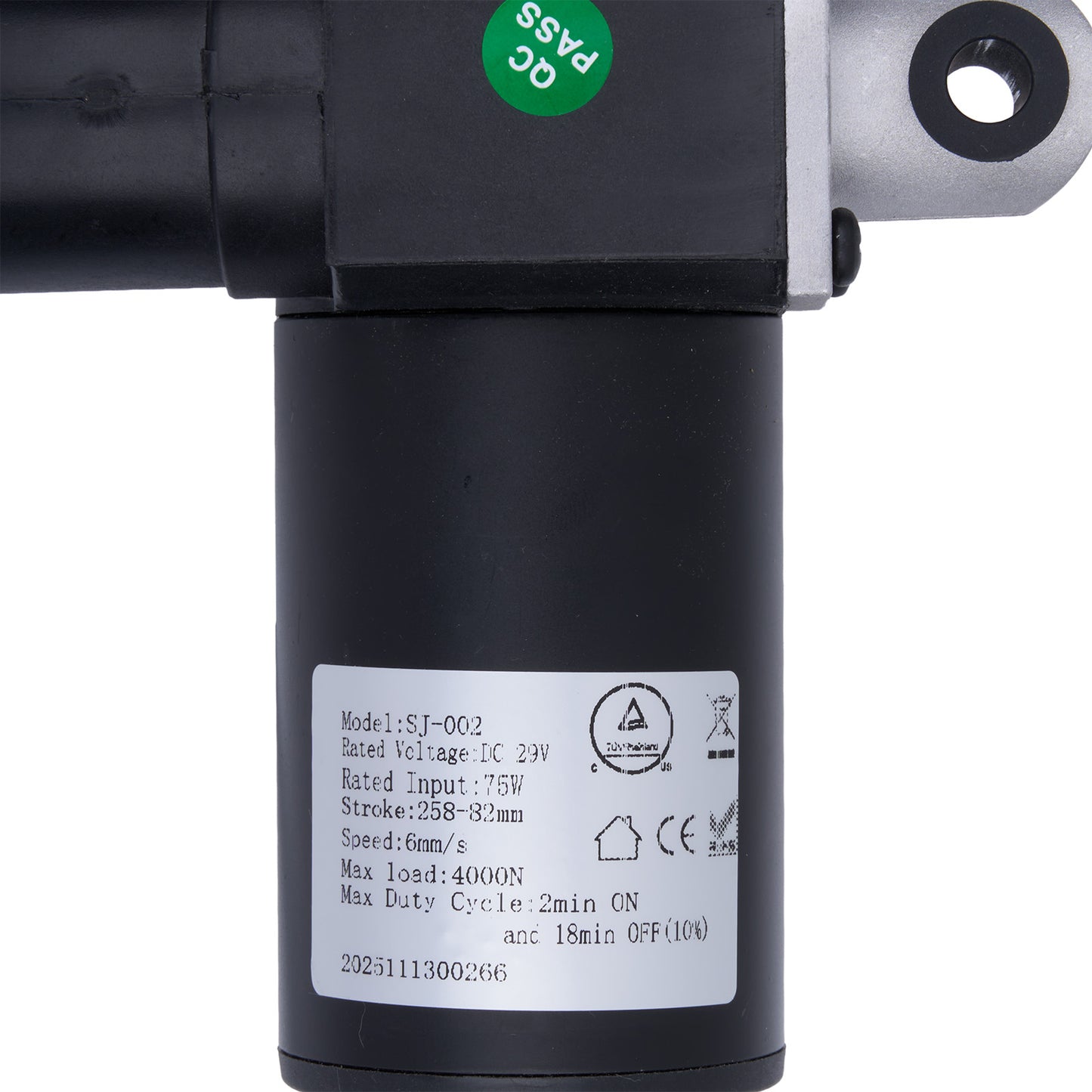 DTSJ-002 Linear Actuator (Stroke 258-82mm) for Recliner/Lift Chair