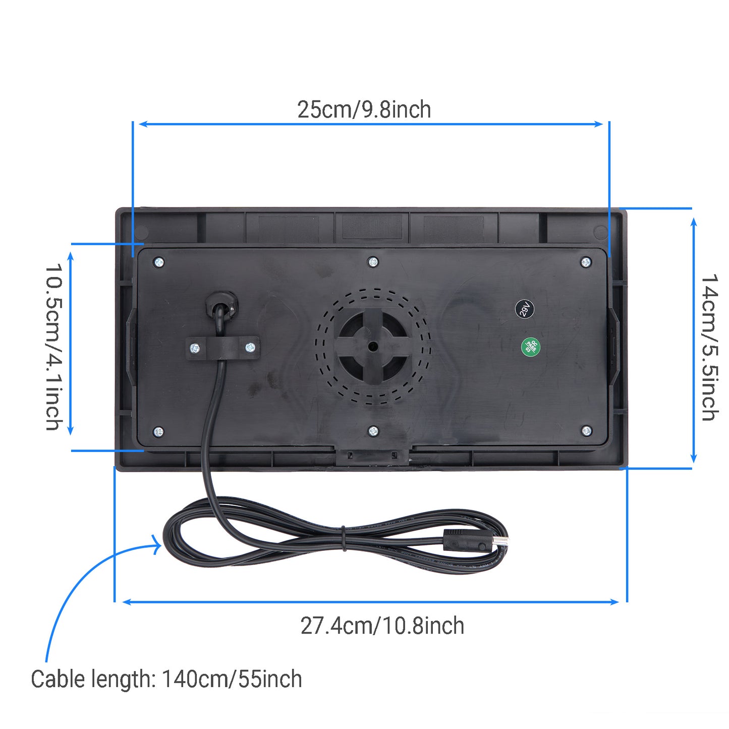 Wireless Charger Panel for Sofa Armrest Drop-down Table or Console