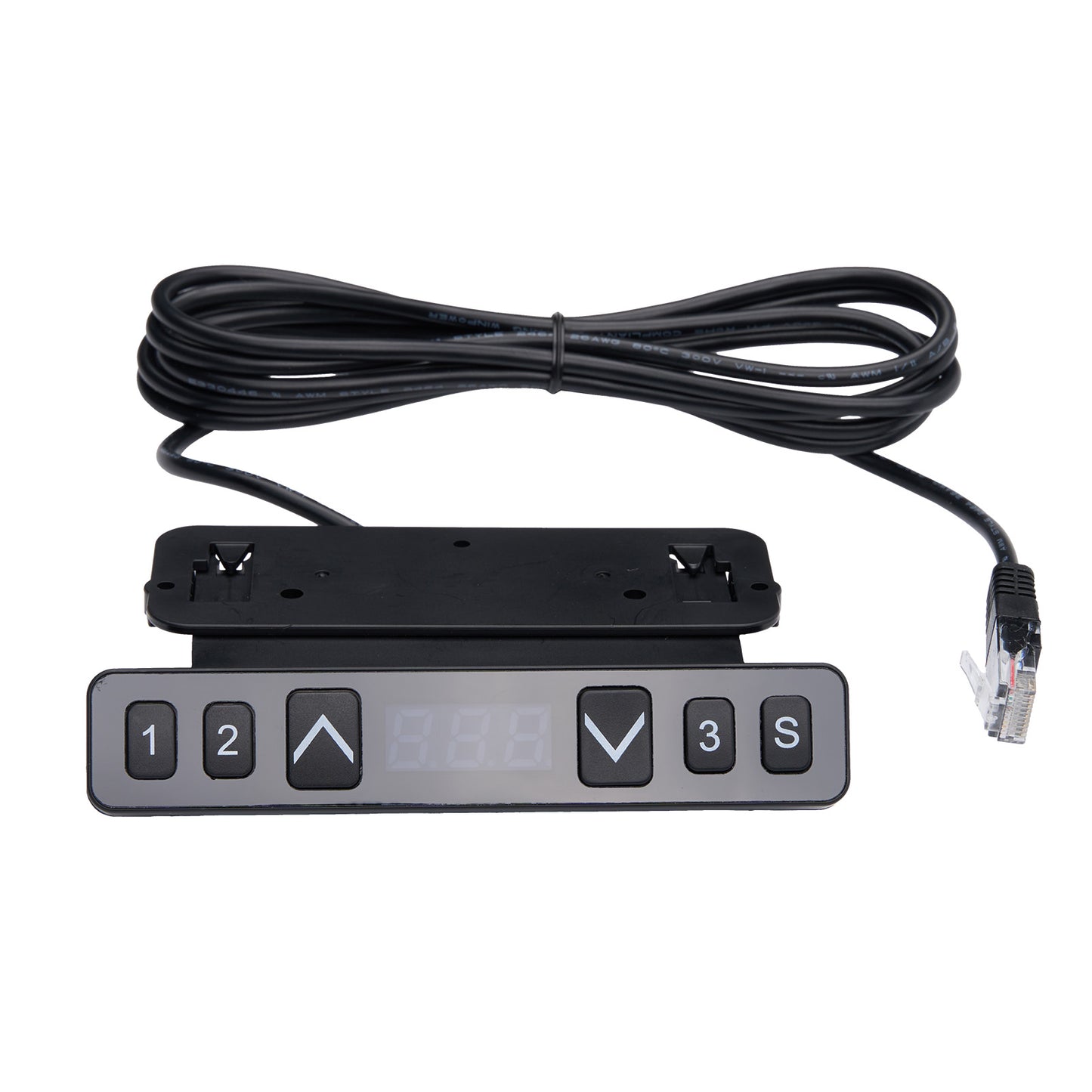 KDH064-303B Switch for Lifting Desk with 6 Buttons, 10-Pin Crystal Plug & Display