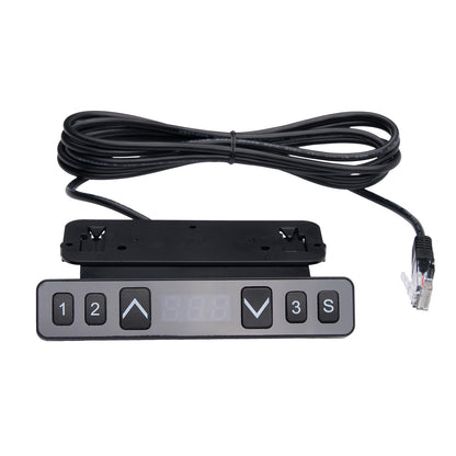 KDH064-303B Switch for Lifting Desk with 6 Buttons, 10-Pin Crystal Plug & Display