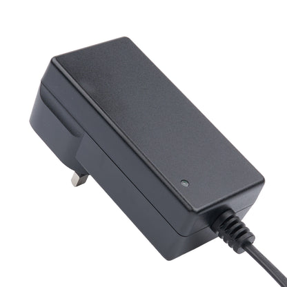 90° Trapezoidal Female Plug Power Adapter with British AC Plug for Recliner Lift Chair 29V 2A