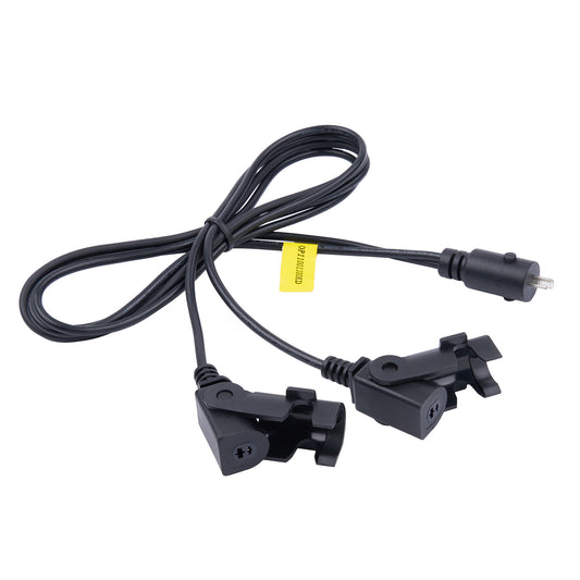 OP11001100KD Splitter Y Cable for Power Recliner: Round Male 2-pin to Dual D-Shape Female 2-pin