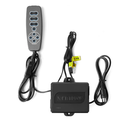 Mulin HR109-O-V-WS-25SL2-5-01 8 Button Remote Controller for Recliner Chairs 8 pin plug W/ Junction Box