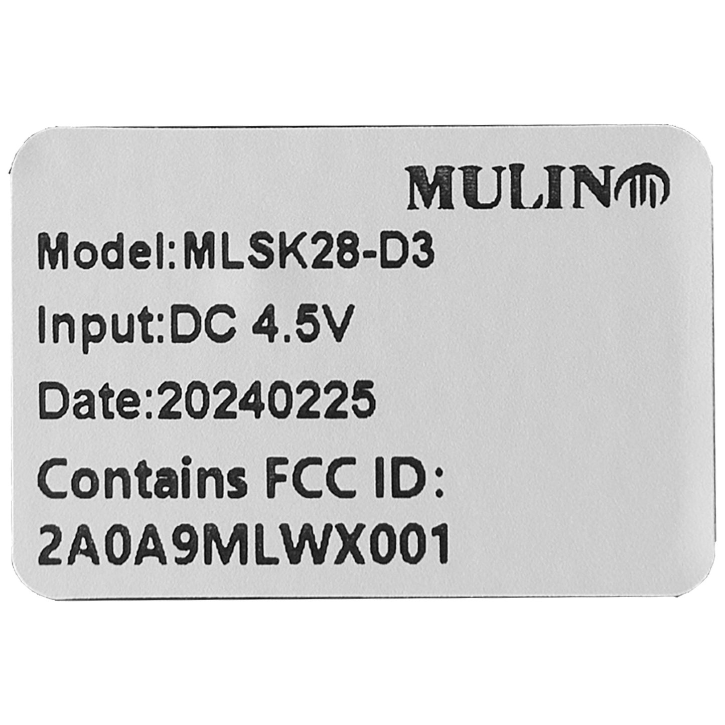 Mulin MLSK28-D3 Seven Button Wireless Remote Controller for Electric Bed