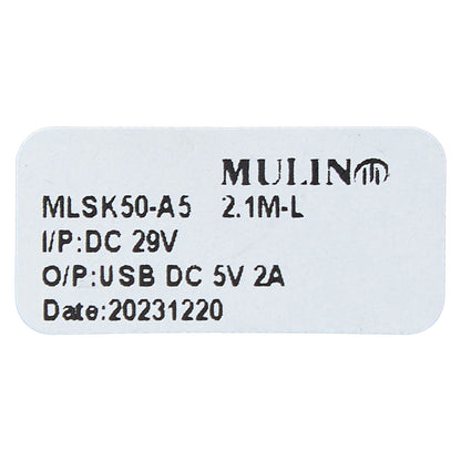 Mulin MLSK50-A5 Two Button 5 Pin Switch with USB