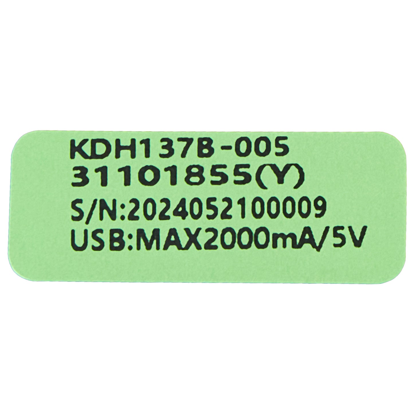 KDH137B-005 Six Button Switch for Power Recliner with USB