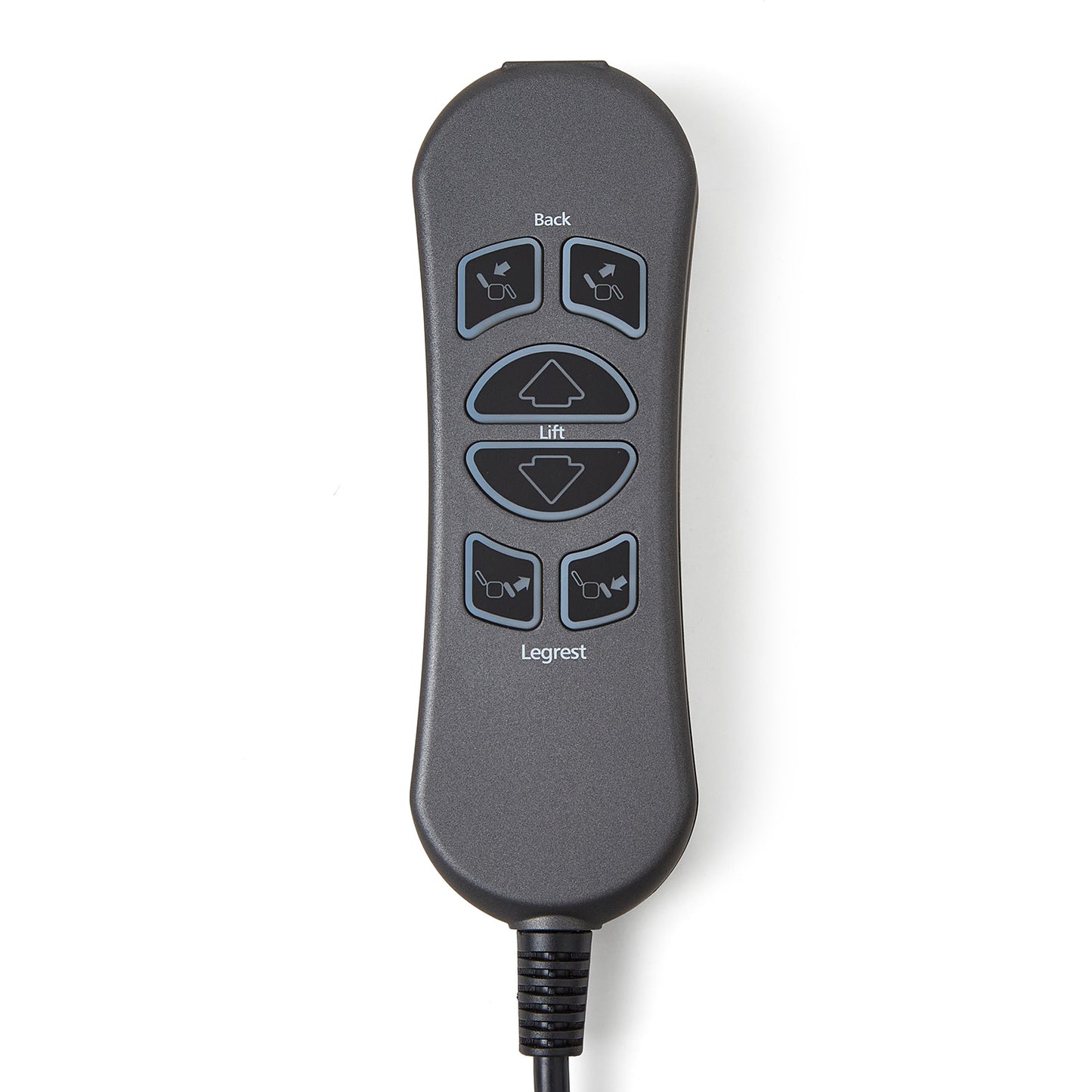 MLSK89-A2 6 Button 5 Pin Remote Controller for Recliner w/USB charging port & backlit