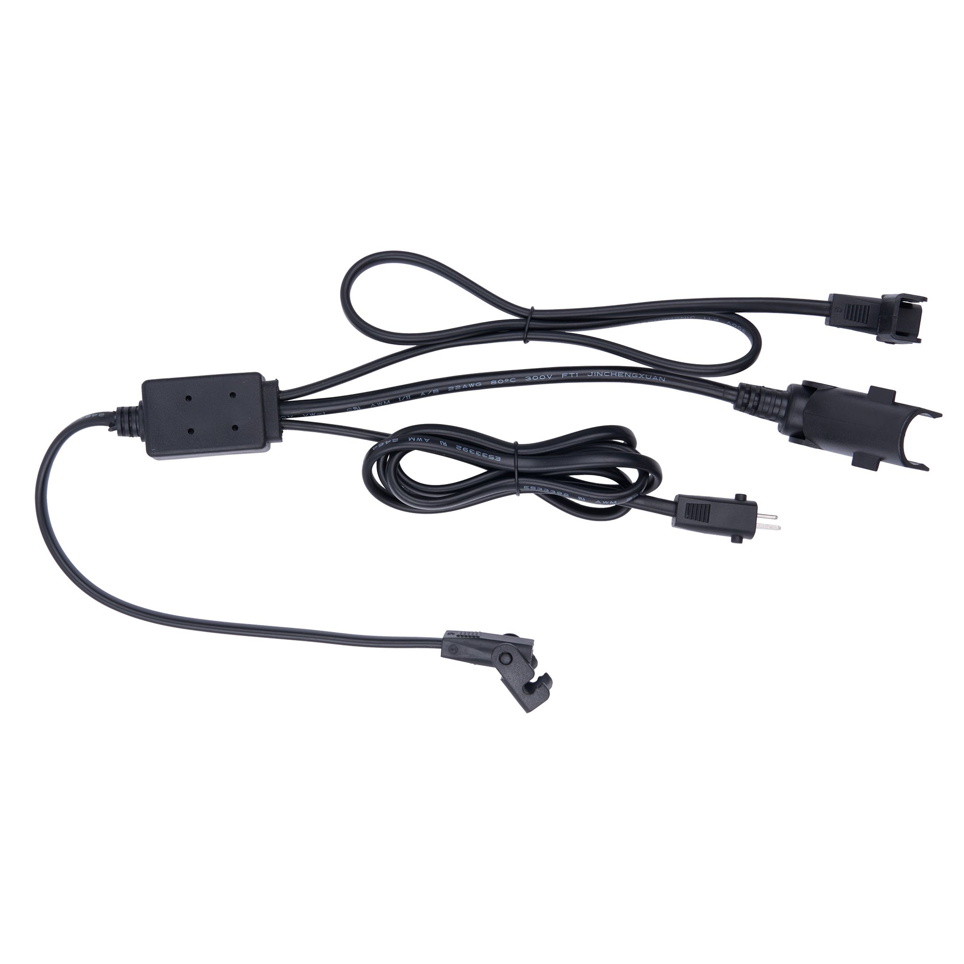 2-Pin Female to 2-Pin Male 2-Pin Female & 5-Pin Female 3-Way Splitter Wire Harness 