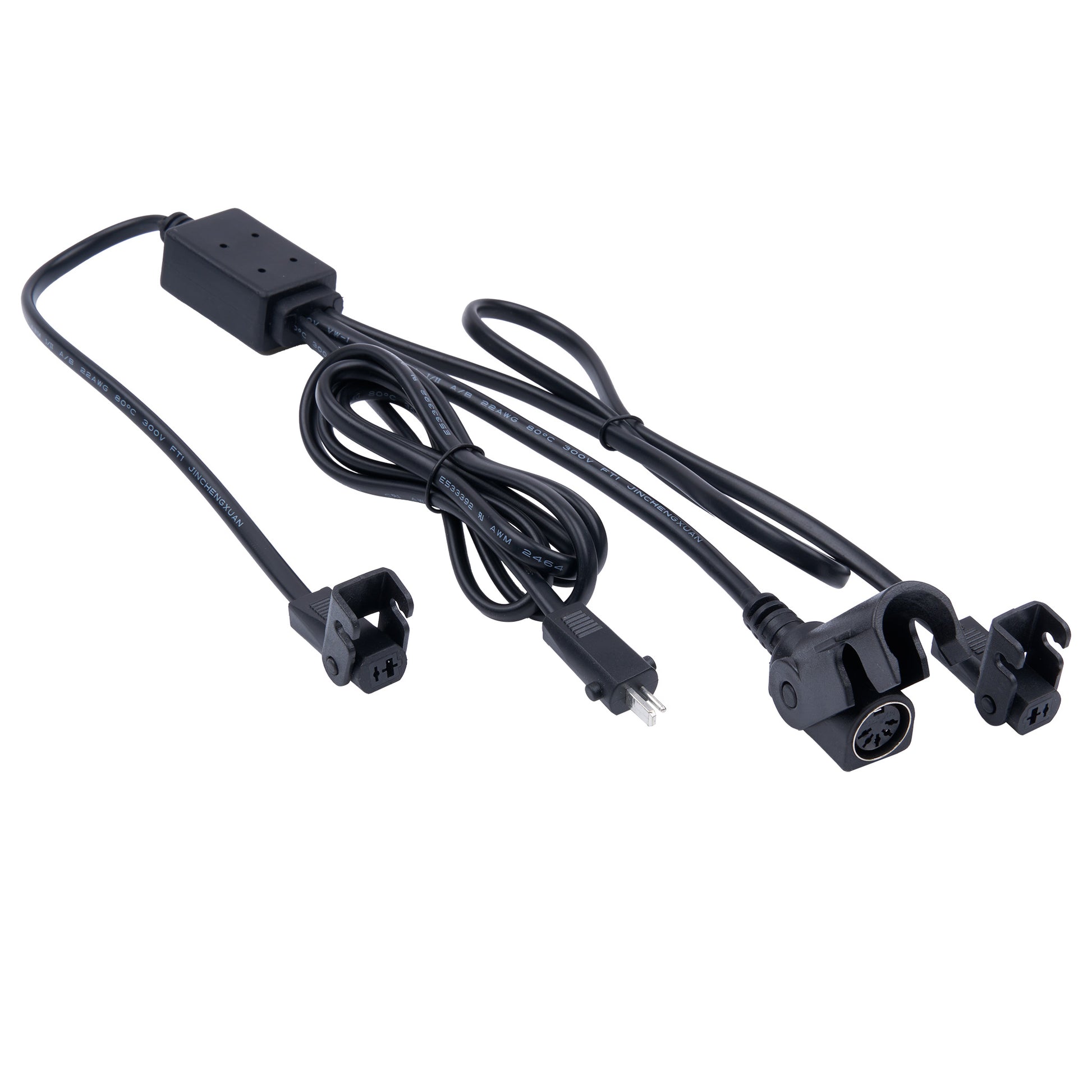 2-Pin Female to 2-Pin Male 2-Pin Female & 5-Pin Female 3-Way Splitter Wire Harness for Power Recliners & Lift Chairs