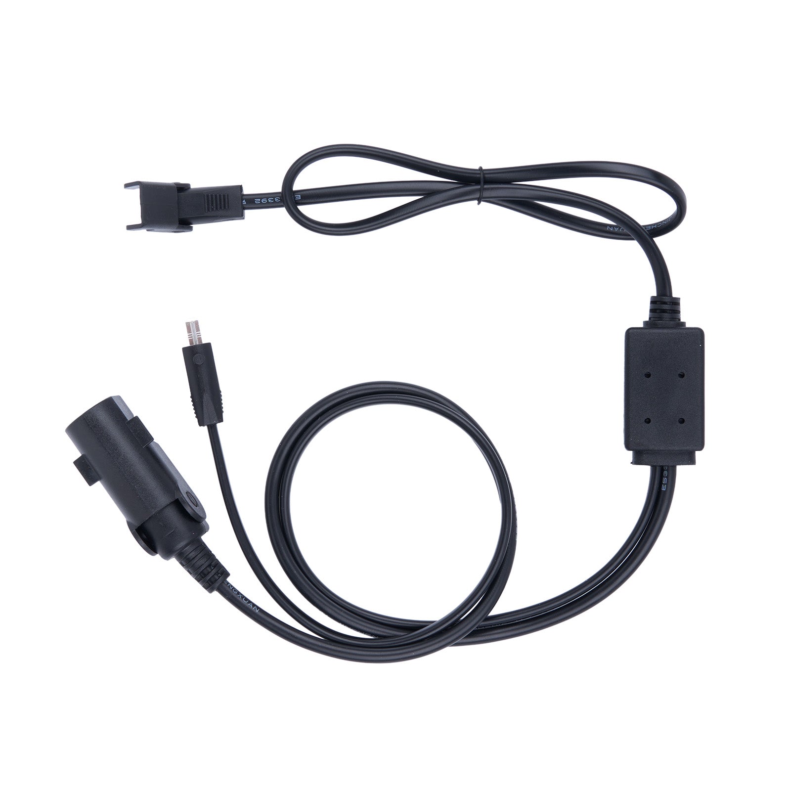 2-Pin Female to 2-Pin Male & 5-Pin Female Y-Cable for Single-Lead