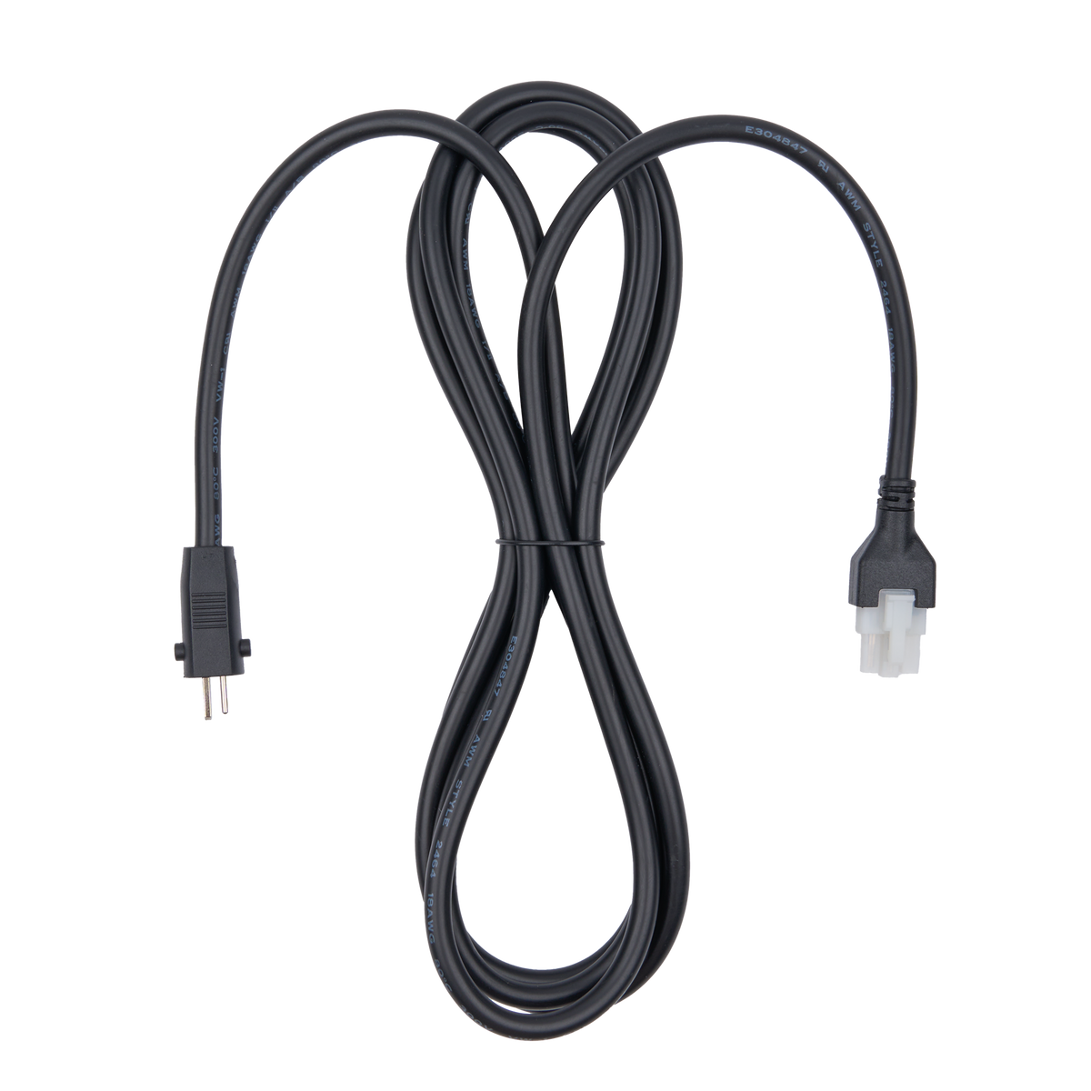 2-Pin Male to 3-Pin Male DC Power Cable for Standing Desk, Compatible with Ikea Bekant and Knoll