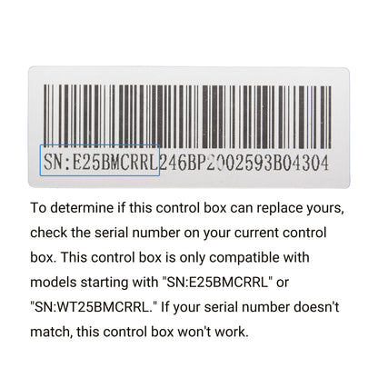 eMoMo HX25BMCRRL-2 Junction Box Control Box