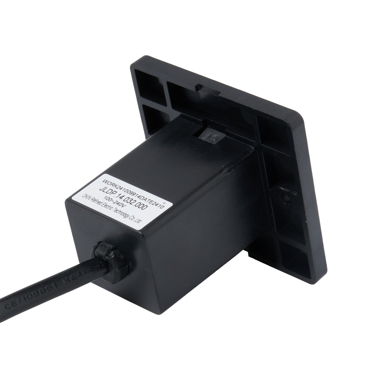 OKIN JLDP.14.032.000 2 Prong AC Power Socket with Switch for Power Recliners and Motion Furniture