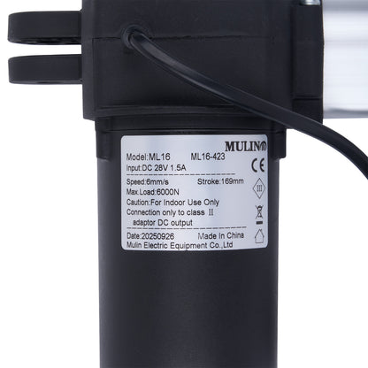 MULIN ML16-423 Linear Actuator for Recliner/Lift Chair