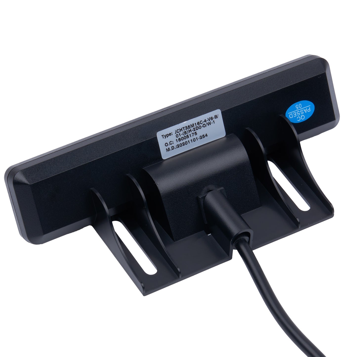 Bottom view of JCHT35M16C Control Switch for Adjustable Desk Standing Desk