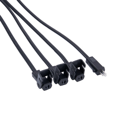 Three-Way 2-Pin DC Power Splitter Cable for Sectional Sofas