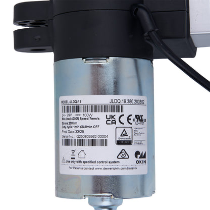 OKIN JLDQ.19.380.200Z02 Linear Actuator for Recliner/Lift Chair
