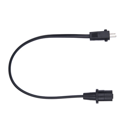 2-Pin Male to Cut-off Circle Shape 2-Pin Female Conversion Cable - 30cm/11.8inch for OP1400KS and OP1000KS
