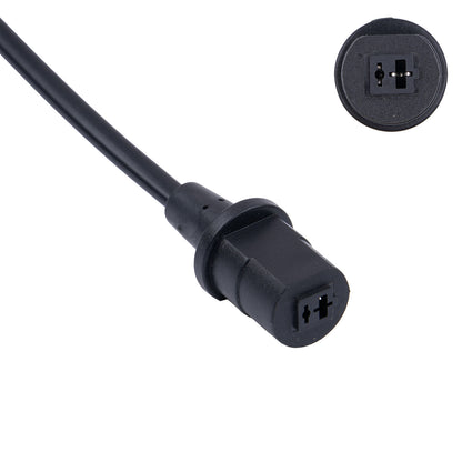 2-Pin Male to Cut-off Circle Shape 2-Pin Female Conversion Cable - 30cm/11.8inch for OP1400KS and OP1000KS